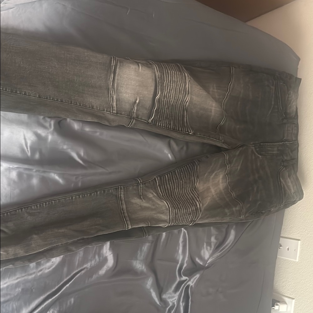 Truth Gray Skinny Jeans Distressed Casual